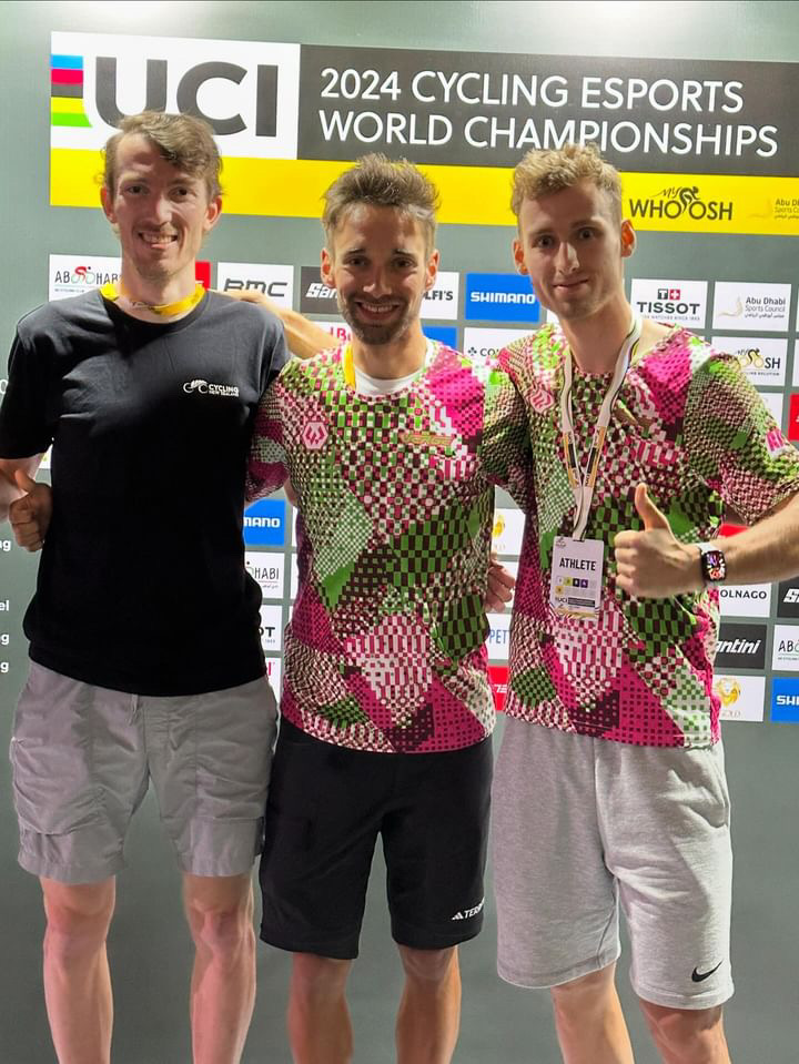 Ollie_Jones_Lionel_Vujasin_Michal_Kaminski_UCI_World_Championships